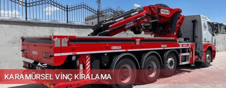 Karamürsel İlçemi Vinç Kiralama